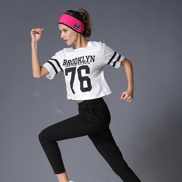 Wireless Bluetooth-Compatible Headband for Outdoor Fitness and Yoga