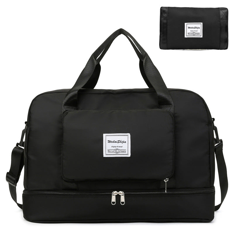 Foldable Women's Travel Duffel Bag - Versatile Sports and Gym Tote Solution