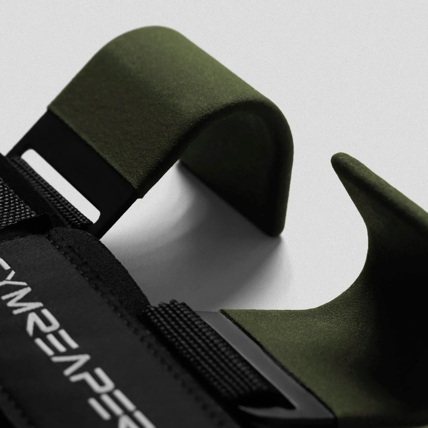 Gymreapers Heavy-Duty Lifting Hooks - OD Green, for Deadlifting, Rowing and Pulling Exercises