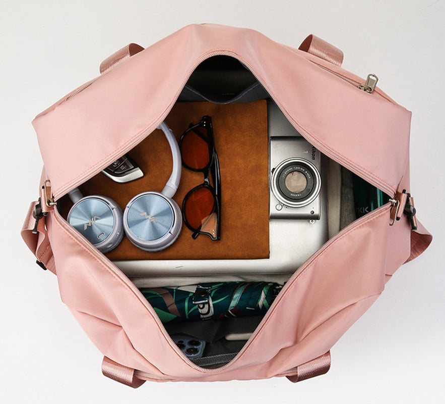 Foldable Women's Travel Duffel Bag - Versatile Sports and Gym Tote Solution
