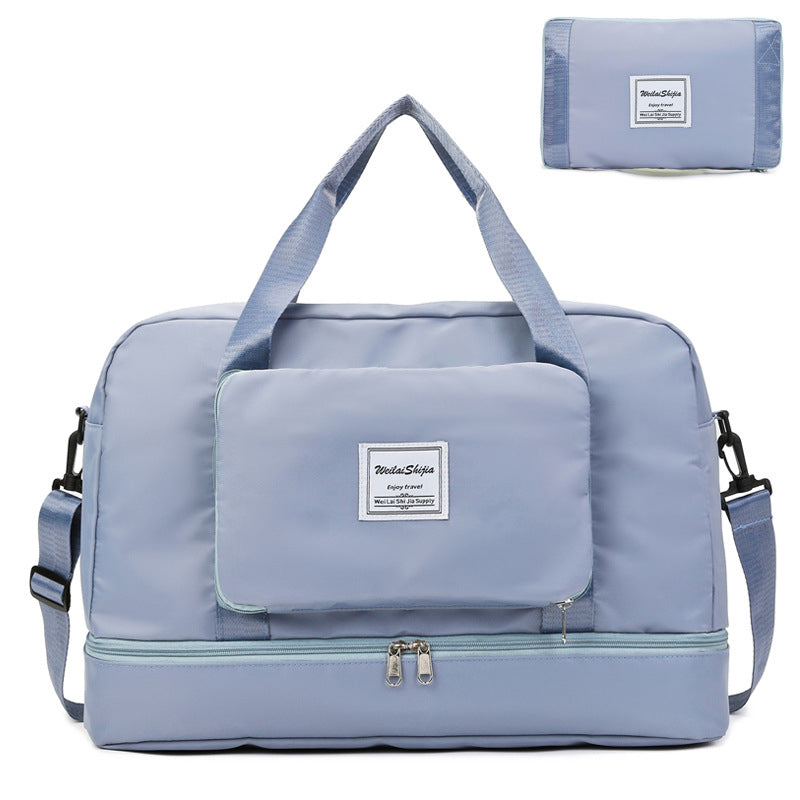 Foldable Women's Travel Duffel Bag - Versatile Sports and Gym Tote Solution